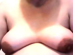 Pregnant webcam slut teasing